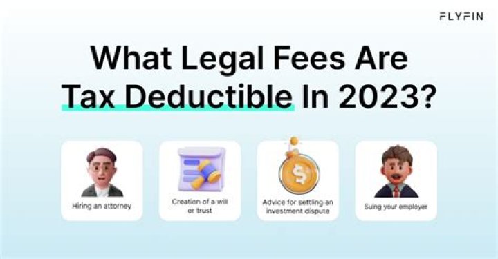 Are separation legal fees tax-deductible?