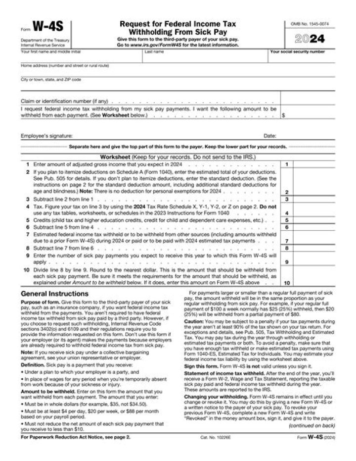 Are w4s required?