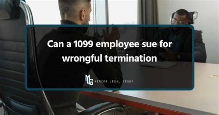Can a 1099 employee sue for wrongful termination?
