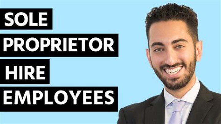 Can a sole proprietor hire a family member?