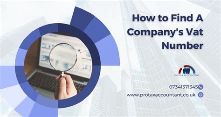 Can I check to see if a company is VAT-registered?