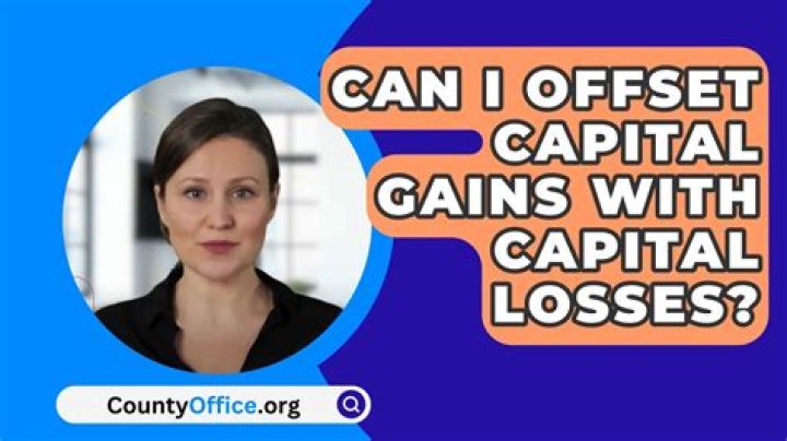 Can I offset capital gains with capital losses?
