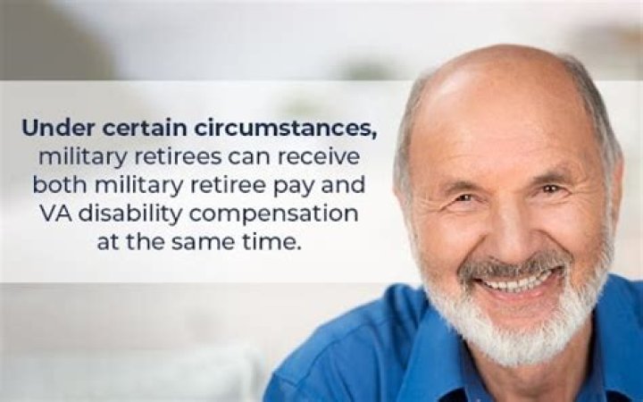 Can military retirees collect VA disability?