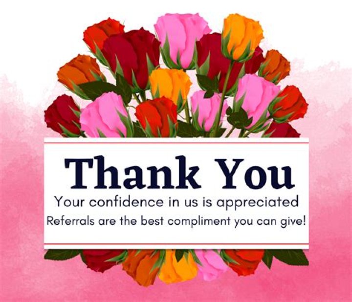 How do you thank someone for the future?