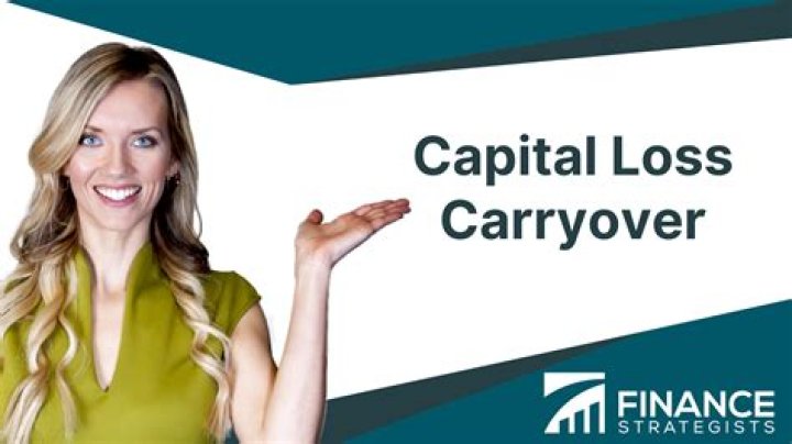 How does capital loss carry over work?