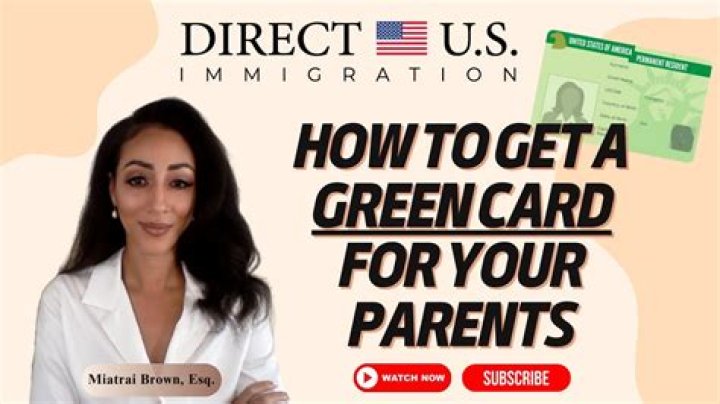 How long does it take to get green card for parents of US citizens?