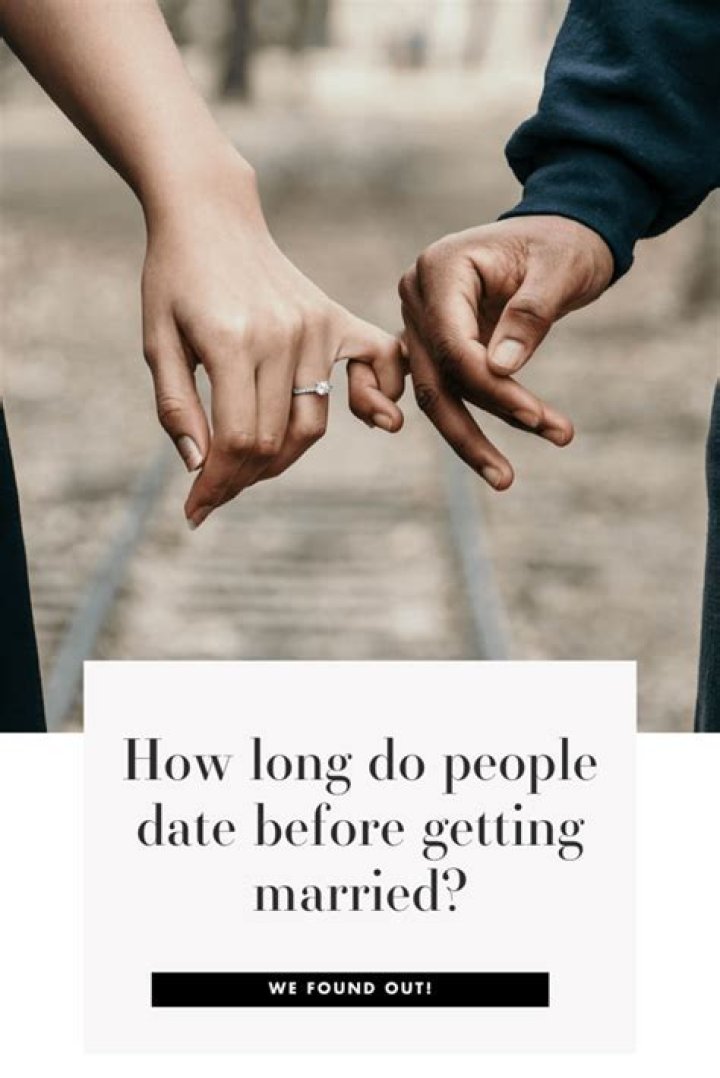 How long should you be with someone before you get married?