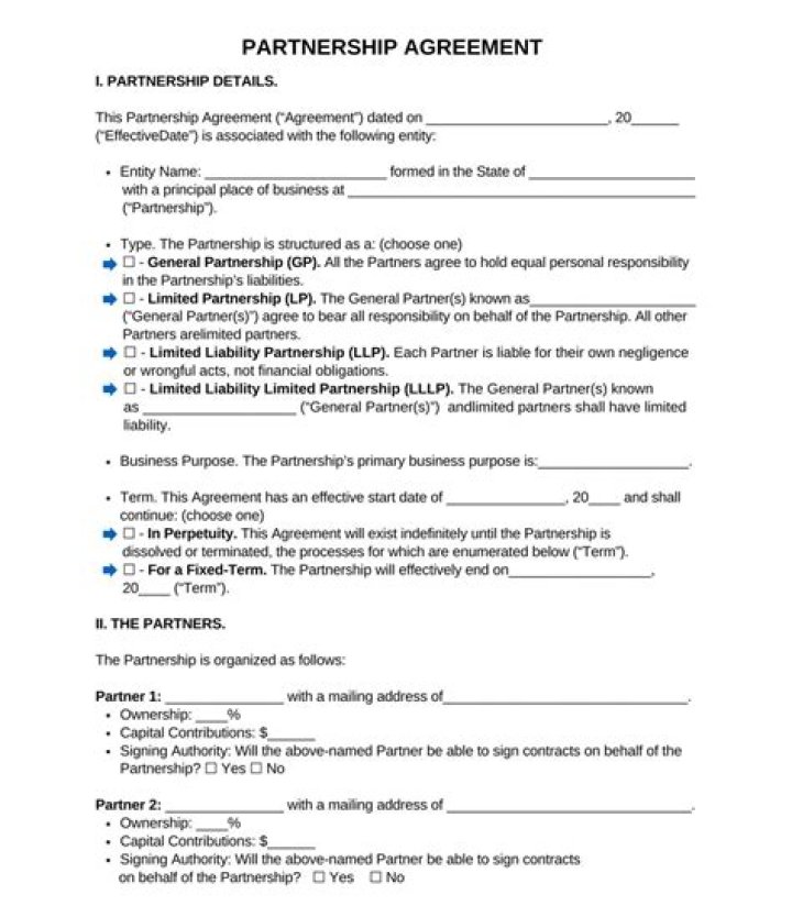 Is a partnership agreement legally required?
