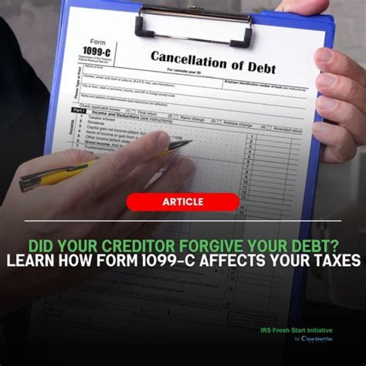What are the tax implications of cancellation of debt?