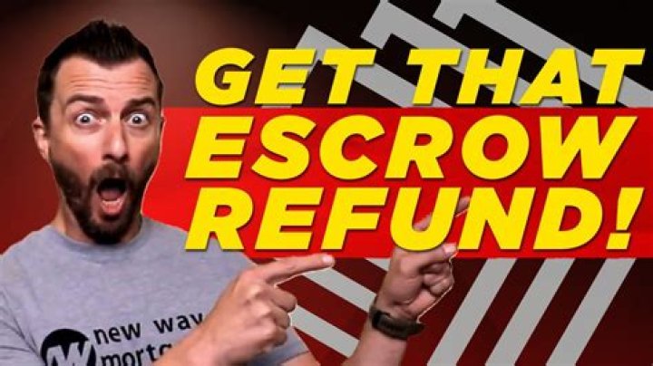 What do I do with my escrow refund check?
