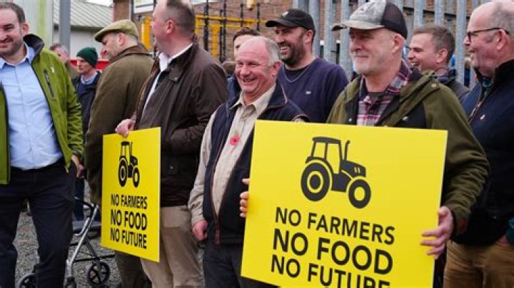 What farmers are protesting for?