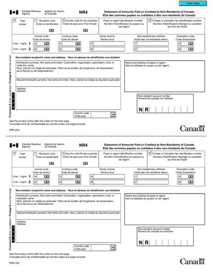 What is a Canadian T 4?