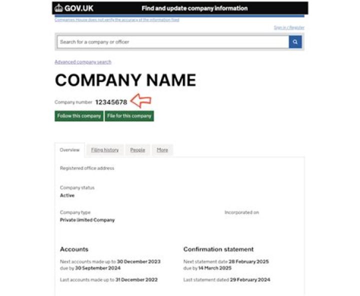 What is a company registration date?