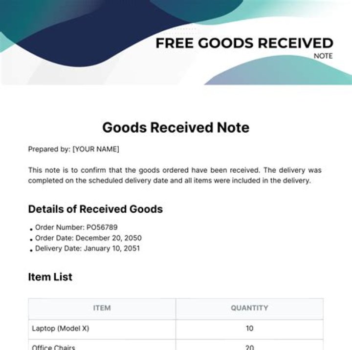 What is a good received note?