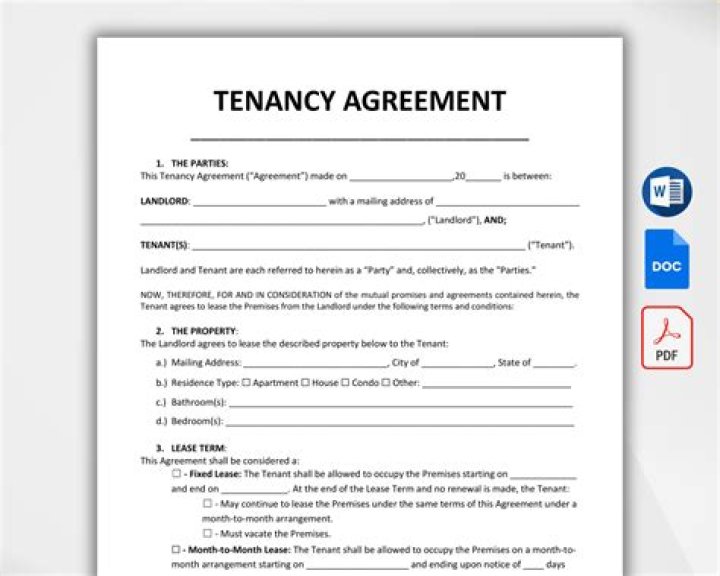 What is a pre tenancy form?