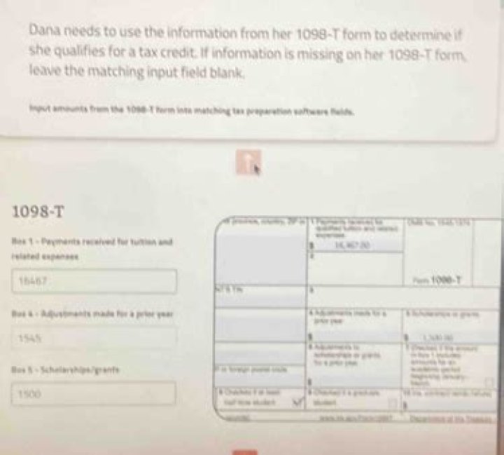 What is adjustments made for a prior year 1098-T?