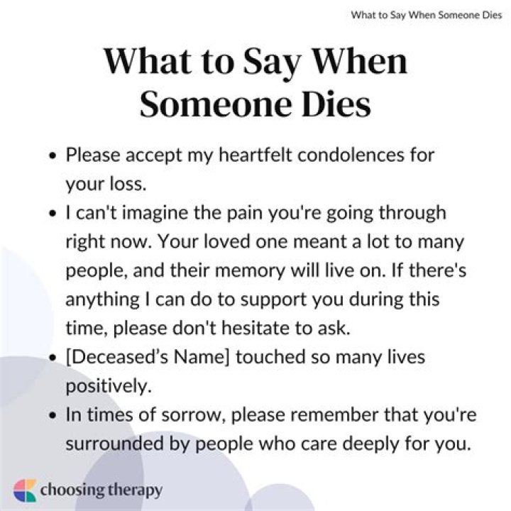 What is it called when someone in your family dies?