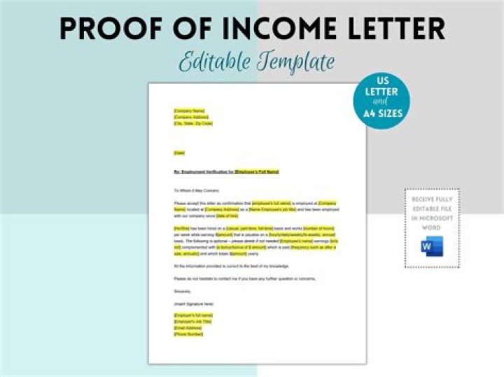 What kind of documentation can I submit for proof of income?