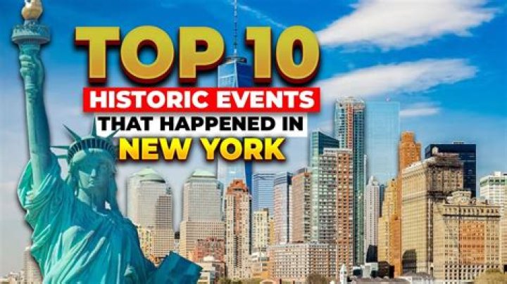 What major event happened in New York?