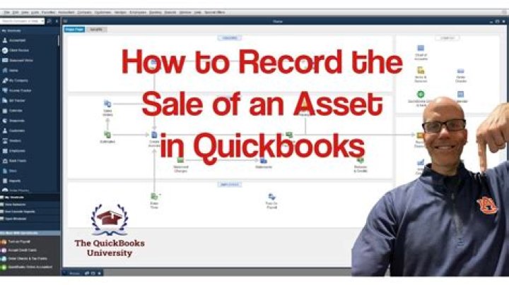Where are the net proceeds of sale of an asset recorded?