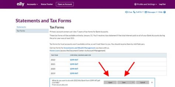 Where do I find my US bank tax forms?