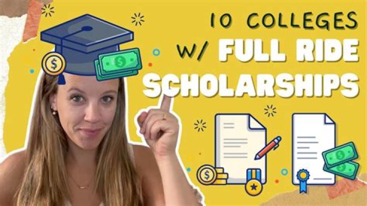 Who gets full ride athletic scholarships?